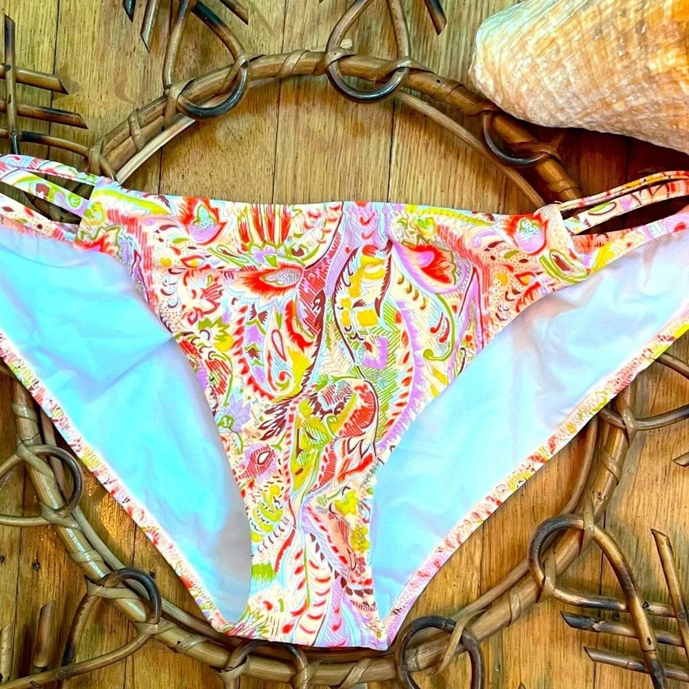 Victoria Secret triple strap side bikini bottom new